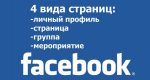 Отличие бизнес-страницы в Facebook от личной страницы